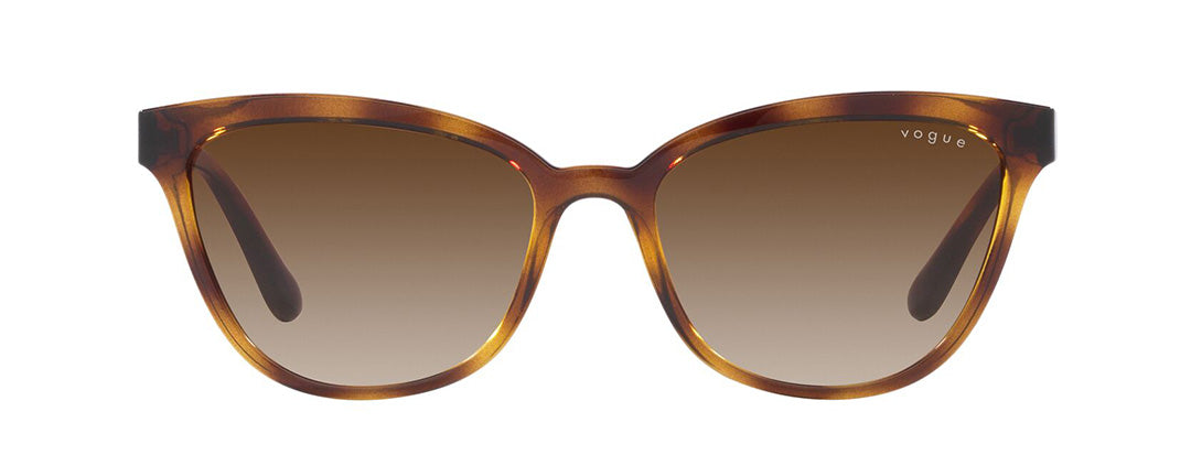 Vogue Eyewear Female Havana Gradient Sunglasses