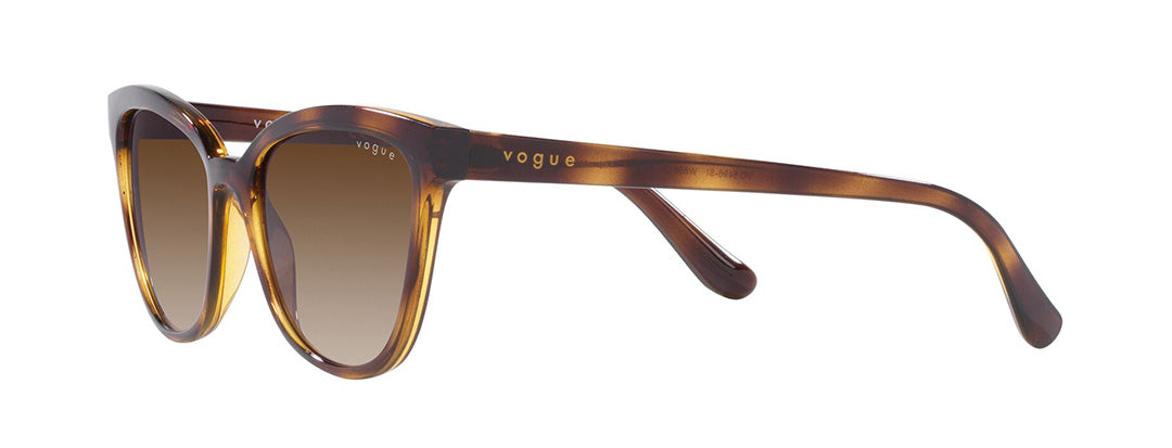 Vogue Eyewear Female Havana Gradient Sunglasses