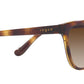 Vogue Eyewear Female Havana Gradient Sunglasses