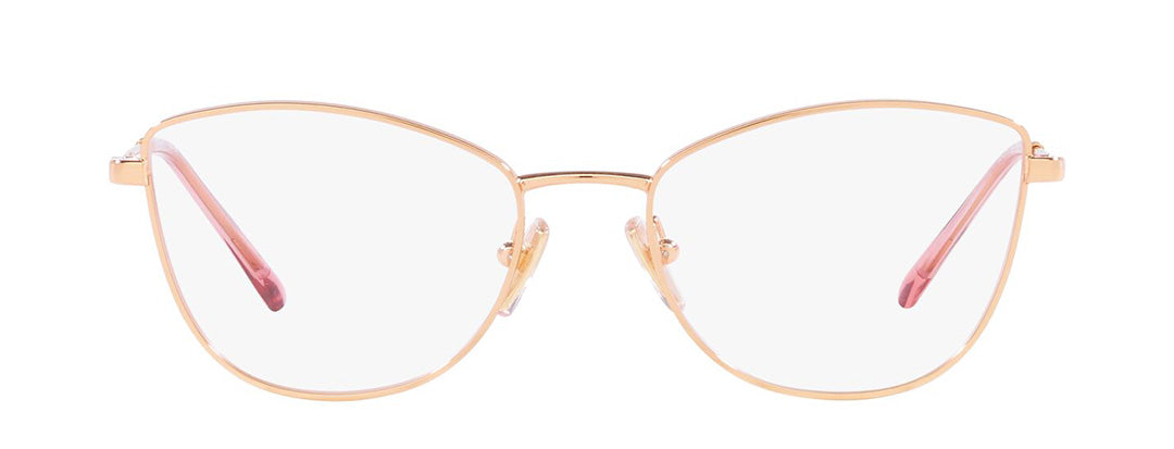 Vogue Eyewear Female Gold Cat Eye Spectacles