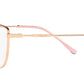 Vogue Eyewear Female Gold Cat Eye Spectacles