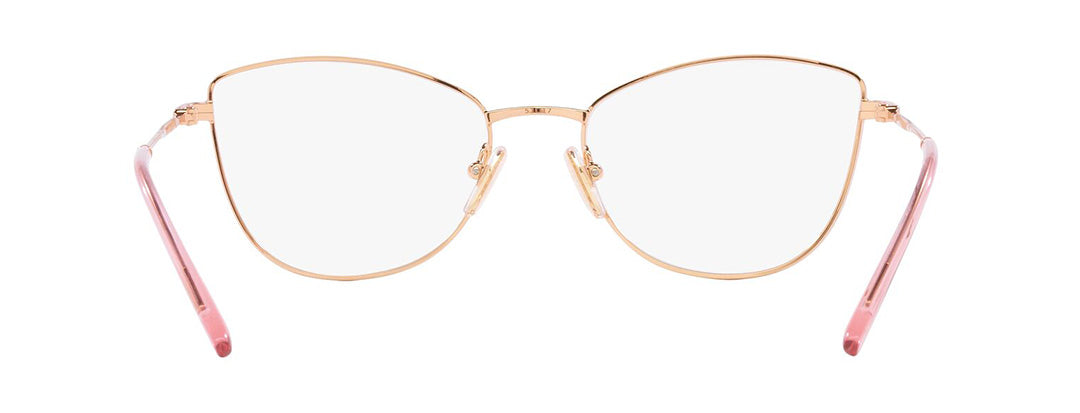 Vogue Eyewear Female Gold Cat Eye Spectacles