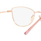 Vogue Eyewear Female Gold Cat Eye Spectacles