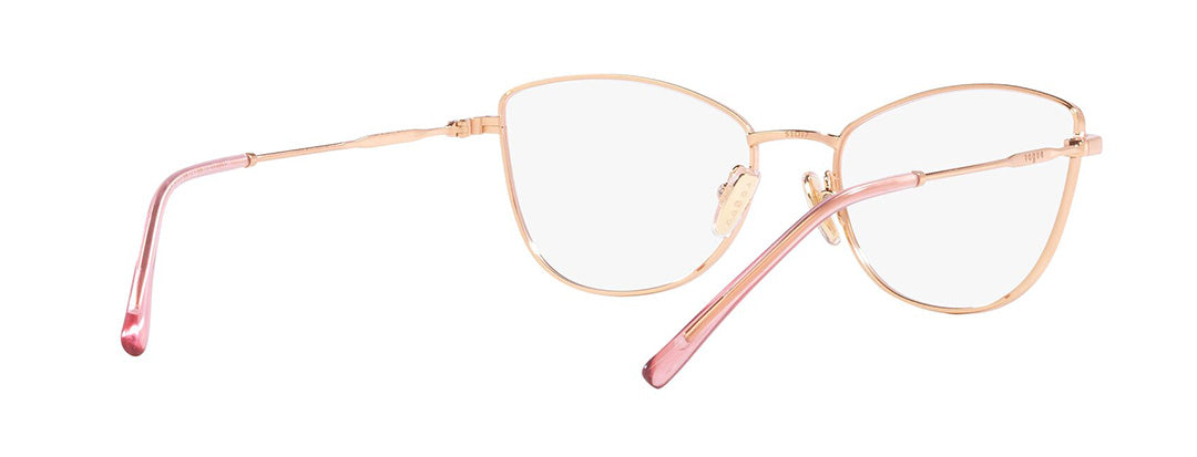 Vogue Eyewear Female Gold Cat Eye Spectacles