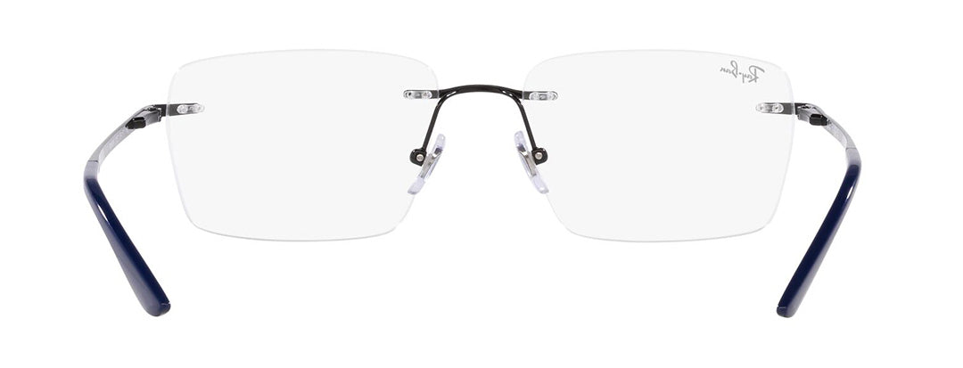 Ray-Ban Male Black Rectangle Spectacles - Main Image