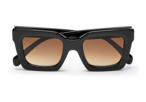Thick Square Gradient Brown Sunglass