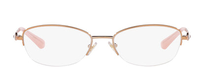 Vogue Eyewear Women's Gold Oval Spectacles