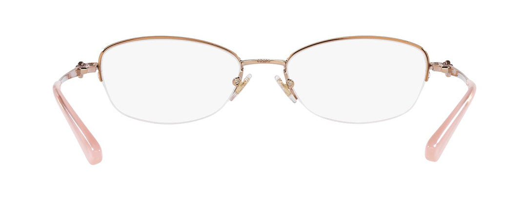 Vogue Eyewear Female Gold Oval Spectacles