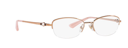 Vogue Eyewear Women's Gold Oval Spectacles