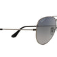 UV400 RAY-BAN ICONS METAL AVIATOR MEN BLACK SUNGLASSES