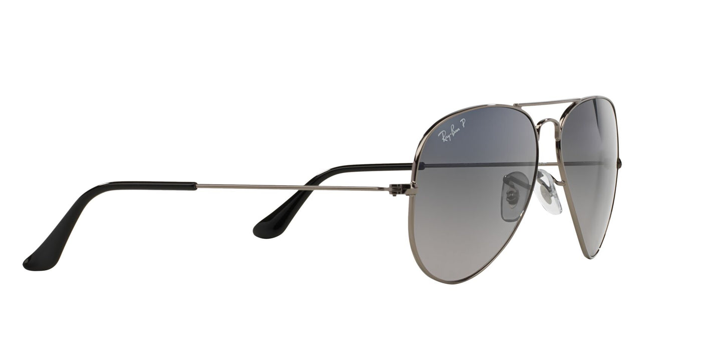 UV400 RAY-BAN ICONS METAL AVIATOR MEN BLACK SUNGLASSES