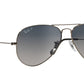 UV400 RAY-BAN ICONS METAL AVIATOR MEN BLACK SUNGLASSES