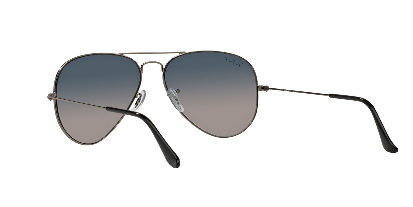 UV400 RAY-BAN ICONS METAL AVIATOR MEN BLACK SUNGLASSES