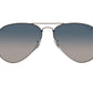 UV400 RAY-BAN ICONS METAL AVIATOR MEN BLACK SUNGLASSES