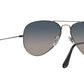 UV400 RAY-BAN ICONS METAL AVIATOR MEN BLACK SUNGLASSES