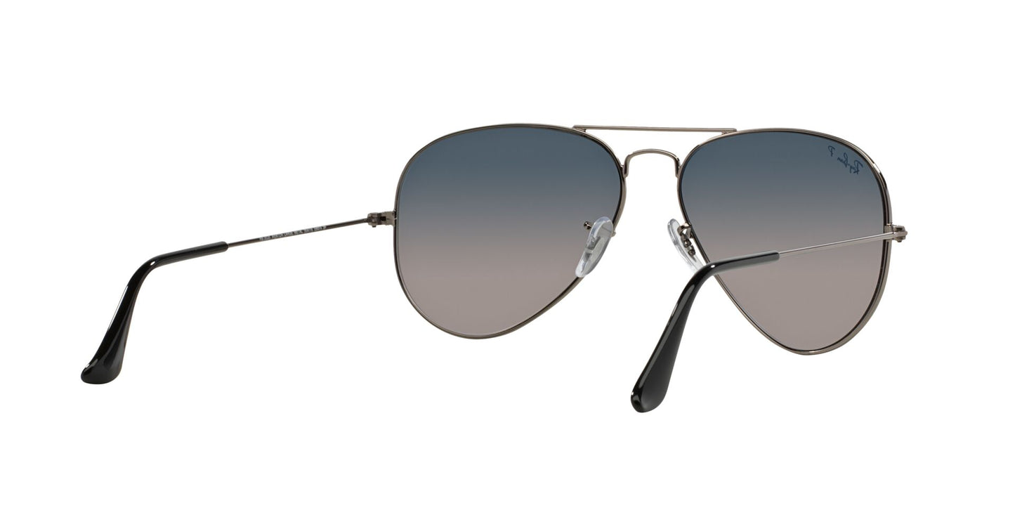 UV400 RAY-BAN ICONS METAL AVIATOR MEN BLACK SUNGLASSES