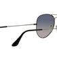 UV400 RAY-BAN ICONS METAL AVIATOR MEN BLACK SUNGLASSES