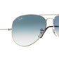 RAY-BAN Aviator Full Rim Pilot Sunglasses