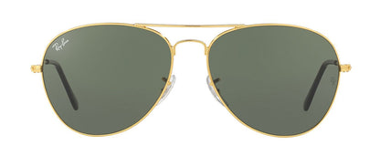 Ray-Ban Sun Pilot Gold Frame Green Lens UV Protected