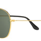 Ray-Ban Sun Pilot Gold Frame Green Lens UV Protected