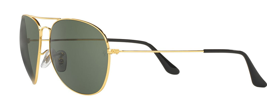 Ray-Ban Sun Pilot Gold Frame Green Lens UV Protected