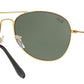 Ray-Ban Sun Pilot Gold Frame Green Lens UV Protected