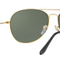 Ray-Ban Sun Pilot Gold Frame Green Lens UV Protected