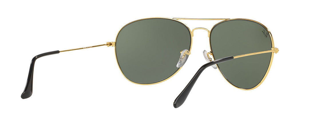 Ray-Ban Sun Pilot Gold Frame Green Lens UV Protected