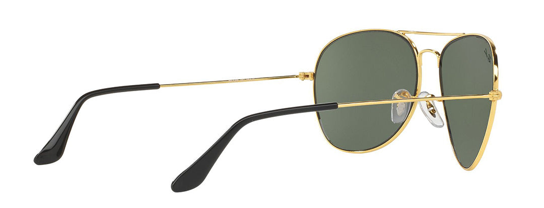 Ray-Ban Sun Pilot Gold Frame Green Lens UV Protected