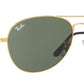 Ray-Ban Sun Pilot Gold Frame Green Lens UV Protected