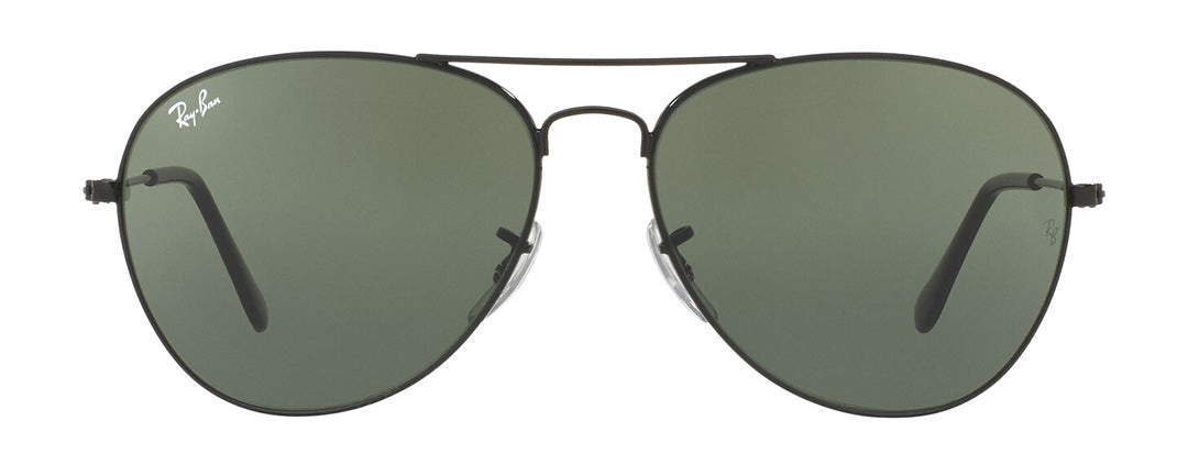 Ray-Ban Sun Pilot Black Frame Green Lens UV Protected