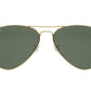 RAY-BAN Aviator Full Rim Pilot Sunglasses with UV400