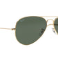 RAY-BAN Aviator Full Rim Pilot Sunglasses with UV400