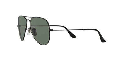 RAY-BAN AVIATOR SUNGLASSES MEN ICONS METAL BLACK FRAME