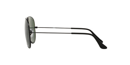 RAY-BAN AVIATOR SUNGLASSES MEN ICONS METAL BLACK FRAME