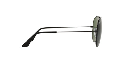 RAY-BAN AVIATOR SUNGLASSES MEN ICONS METAL BLACK FRAME