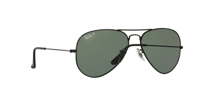RAY-BAN AVIATOR SUNGLASSES MEN ICONS METAL BLACK FRAME