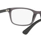 Ray-Ban Unisex Rectangle Grey Spectacle Frames