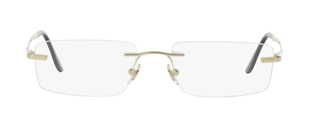 Ray-Ban Optical Rectangle Unisex Gold Frame