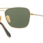 Ray-Ban Gold Square Metal Sunglasses