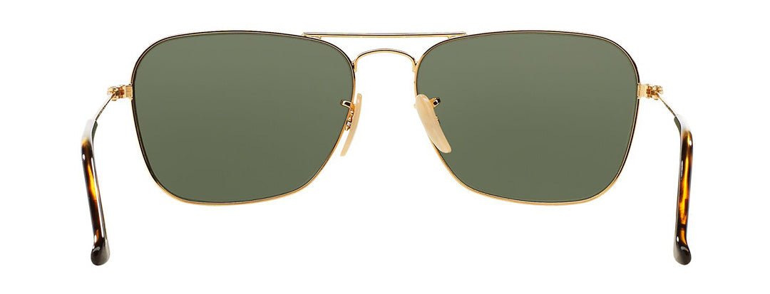 Ray-Ban Gold Square Metal Sunglasses