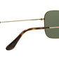 Ray-Ban Gold Square Metal Sunglasses