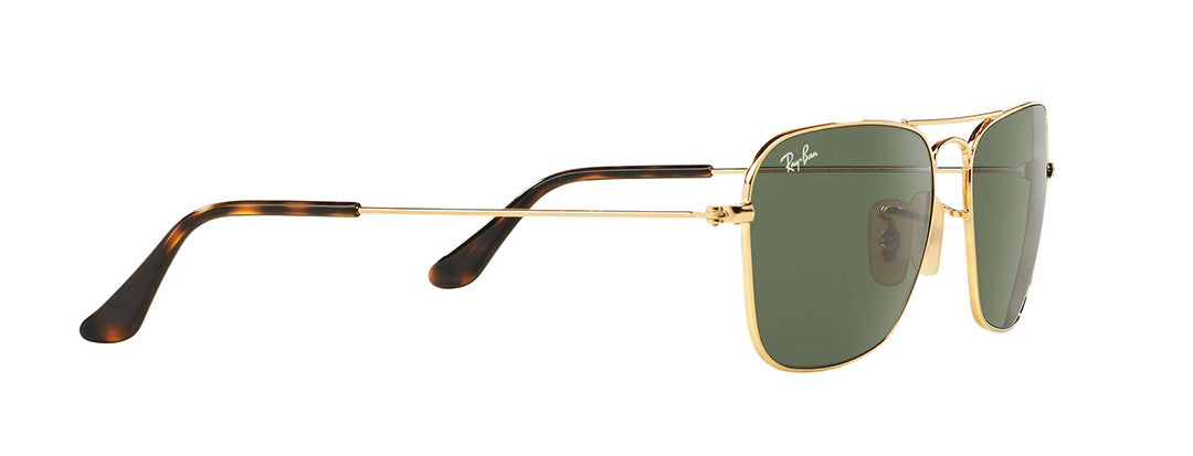 Ray-Ban Gold Square Metal Sunglasses