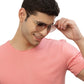 Light Brown Shade Aviator Style UV Sunglasses