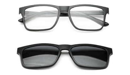 Classic Black Ultralight Clip-on Spectacles