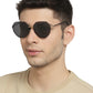 Black Round UV Ray Protection Sunglass for Men & Women