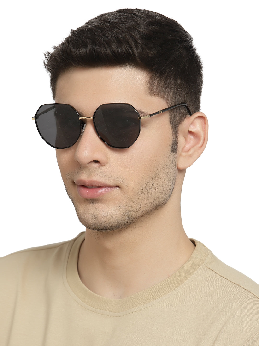 Black Round UV Ray Protection Sunglass for Men & Women