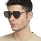 Black Irregular Shaped UV Protection Sunglass for Men & Women