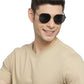 Black Round UV Ray Protection Sunglass for Men & Women