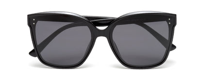 Black Large Wayfarer Square UV Protection Sunglasses for Women